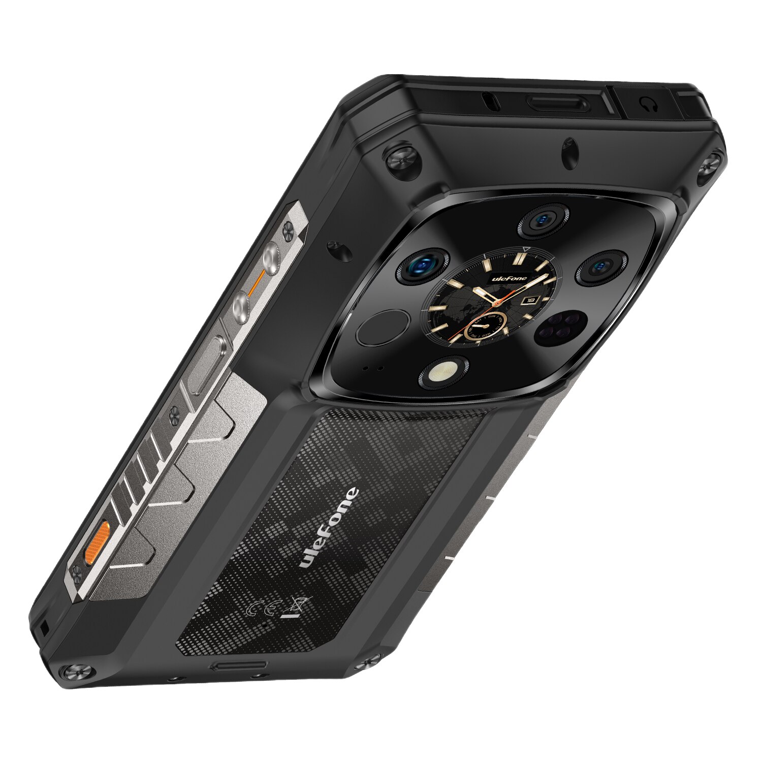 Telefon mobil Ulefone Armor 28 Ultra Thermal, Dual SIM, 5G, 6.67' 120Hz AMOLED, MTK Dimensity 9300+ (4nm), 32GB RAM (16GB + 16GB RAM), 1TB, ThermoVue T2, 10600mAh, 120W, NFC, Android 15