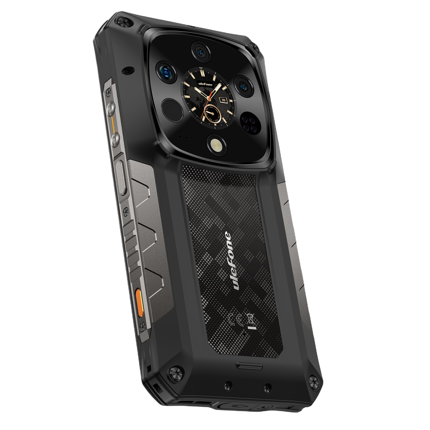 Telefon mobil Ulefone Armor 28 Ultra Thermal, Dual SIM, 5G, 6.67' 120Hz AMOLED, MTK Dimensity 9300+ (4nm), 32GB RAM (16GB + 16GB RAM), 1TB, ThermoVue T2, 10600mAh, 120W, NFC, Android 15