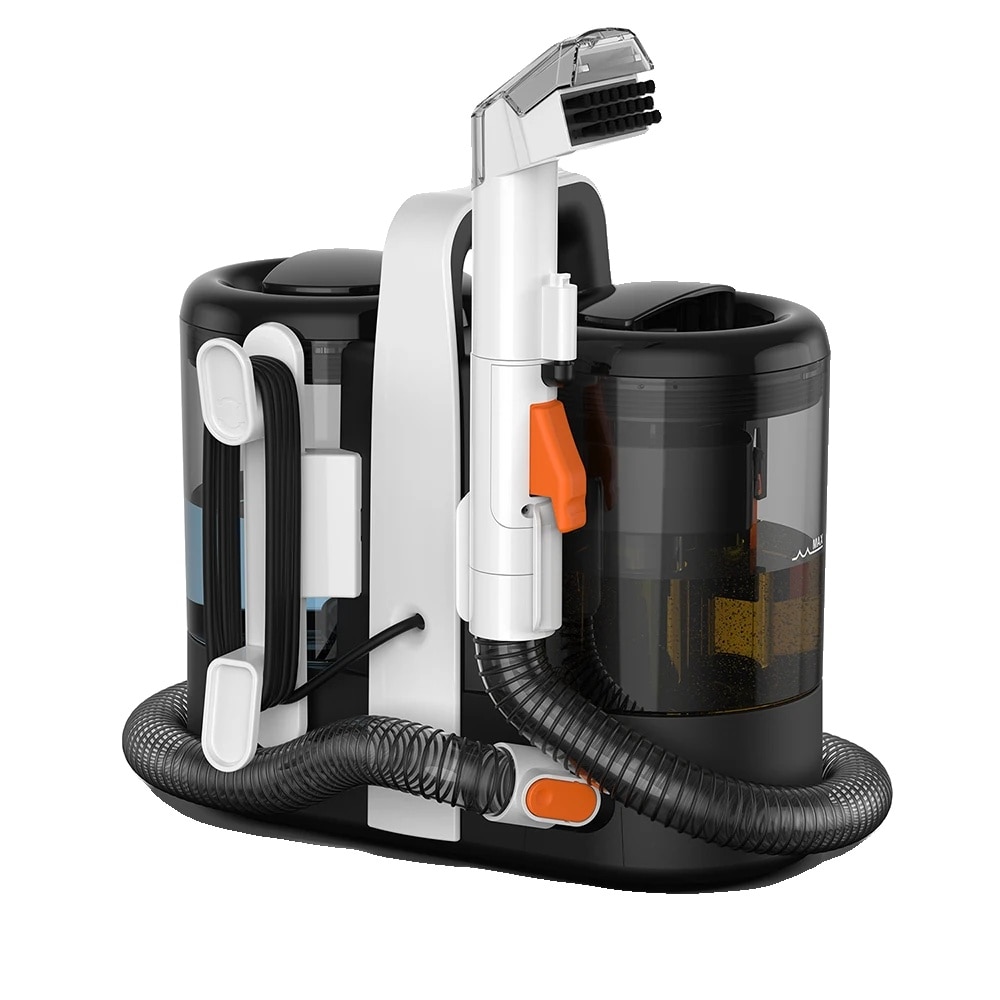 Aspirator portabil, 600W, 15kPa, accesorii incluse, alb/negru
