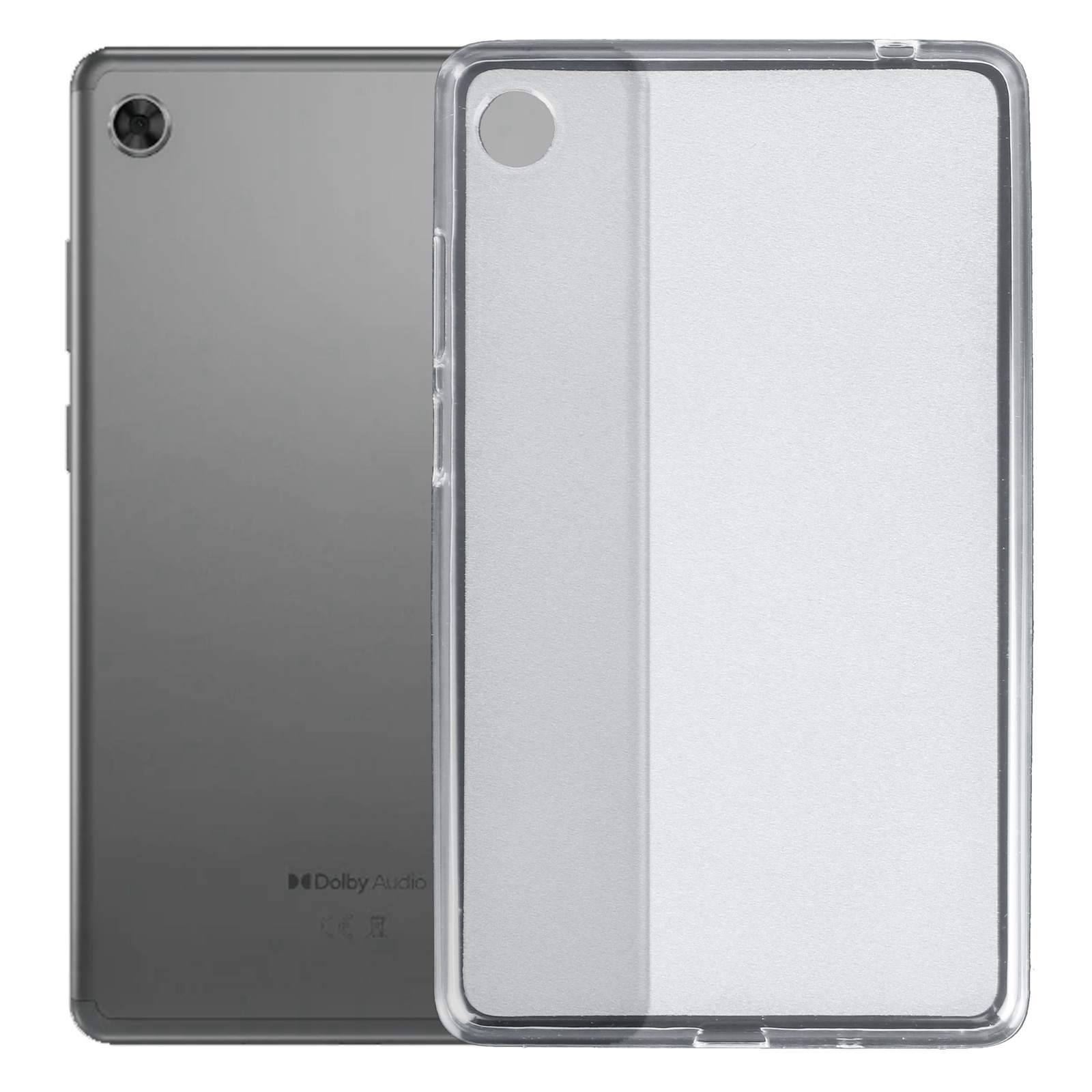 Husa tableta pentru Lenovo Tab M7 3rd Gen / TB-7305, TPU, design mat, finisaj transparent, protectie completa, compatibil cu modelul specific, transparenta