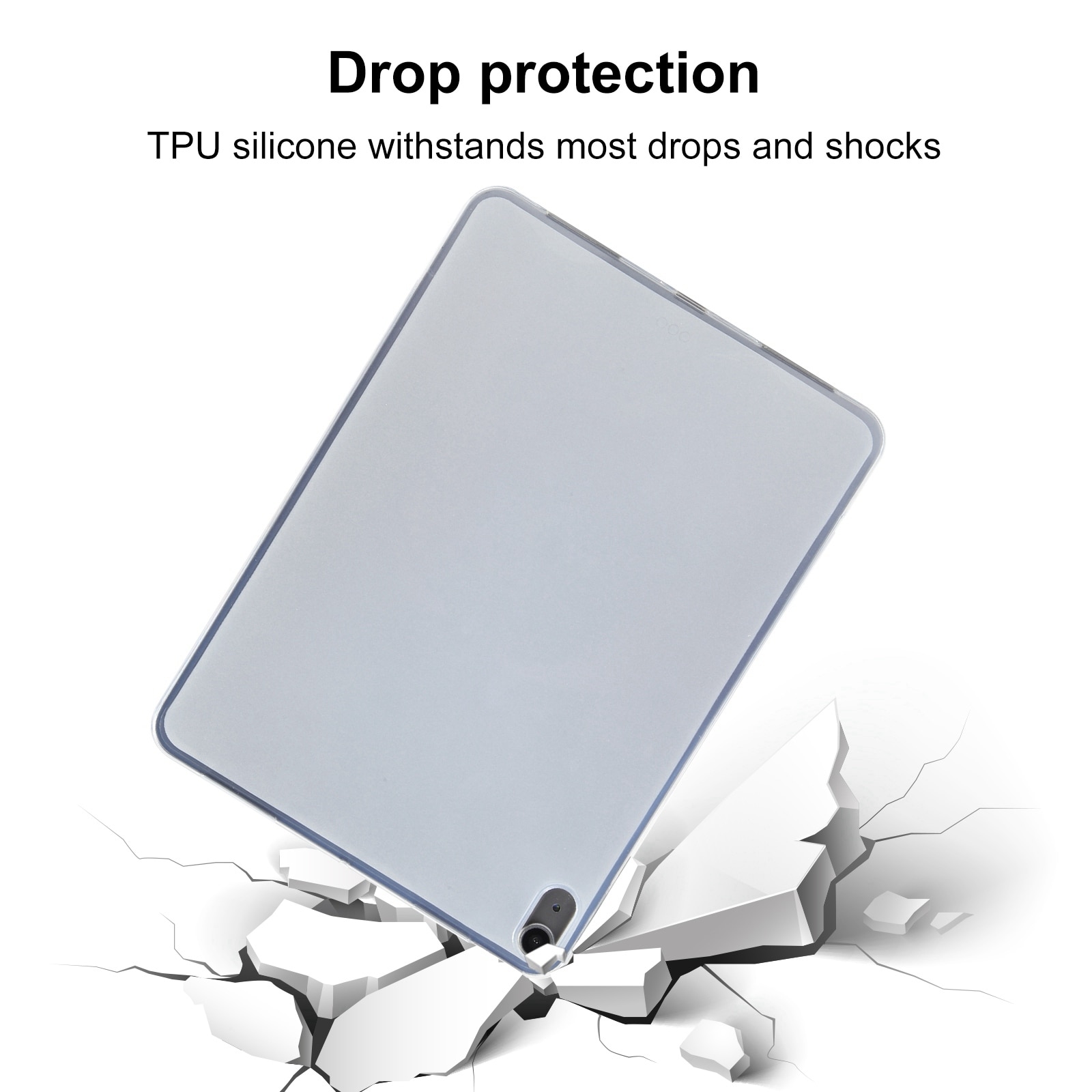 Husa tableta pentru Lenovo Tab M7 3rd Gen / TB-7305, TPU, design mat, finisaj transparent, protectie completa, compatibil cu modelul specific, transparenta