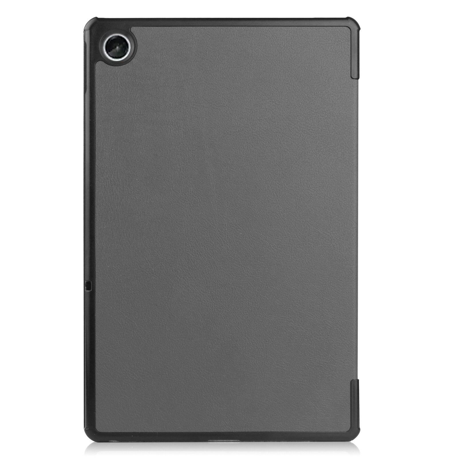 Husa tableta pentru Lenovo Qitian K10 Pro 5G, piele smart 3 plieri, gri