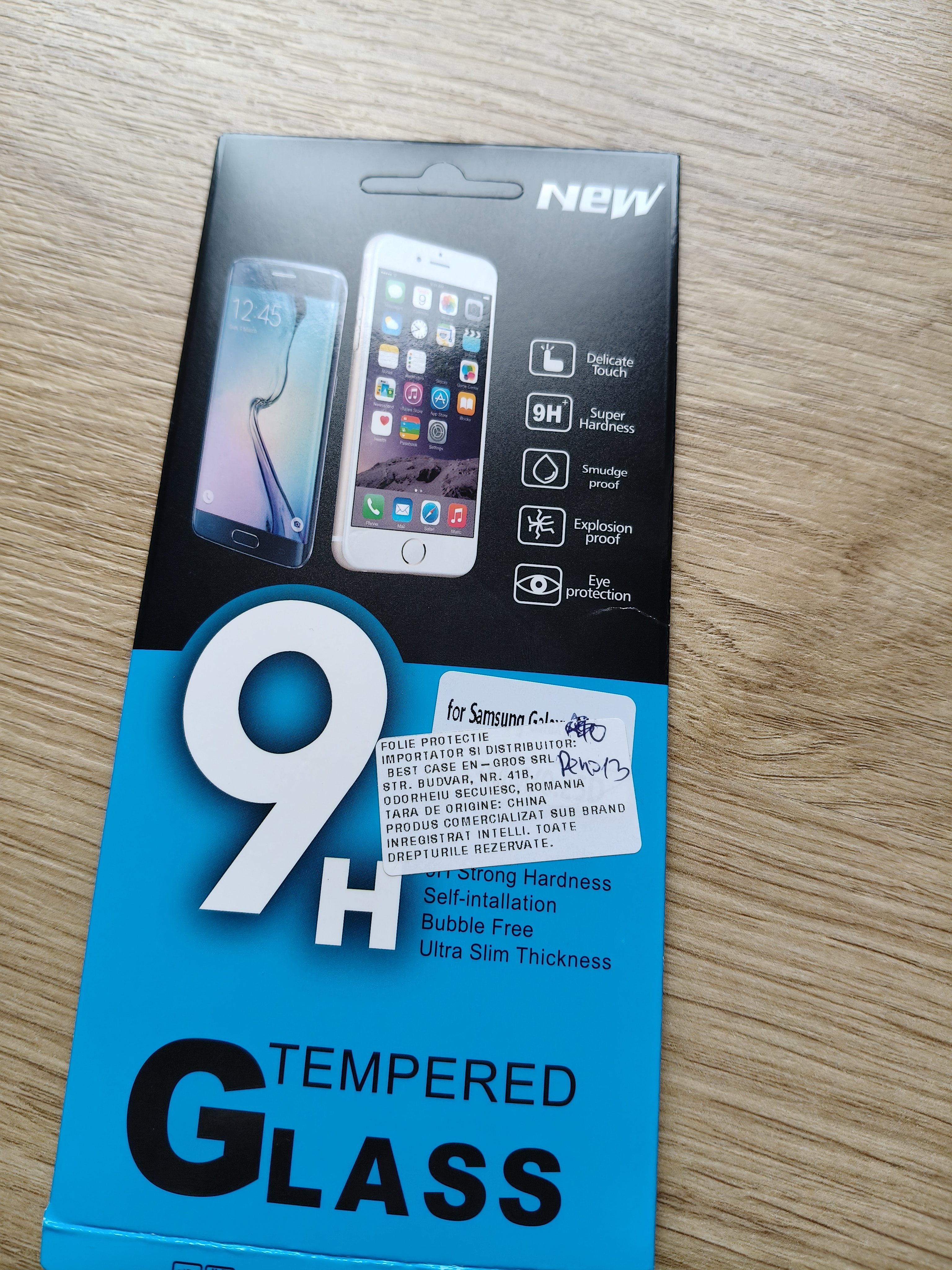 BestCase® Husa TPU Ultra Slim 0.8mm + Folie de sticla inculsa Compatibila cu OPPO Reno13 5G, Negru mat