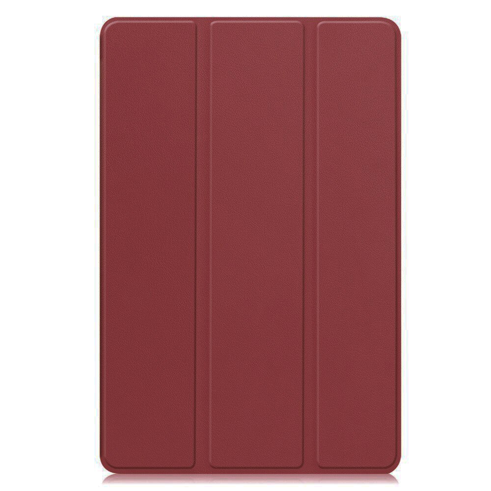 Husa tableta pentru Xiaomi Redmi Pad 2 Pro, SKYDDAR INNOVATION, cu suport Multi-Unghi si functie Sleep/Wake, FoldPro, Rosu, set cu sticker
