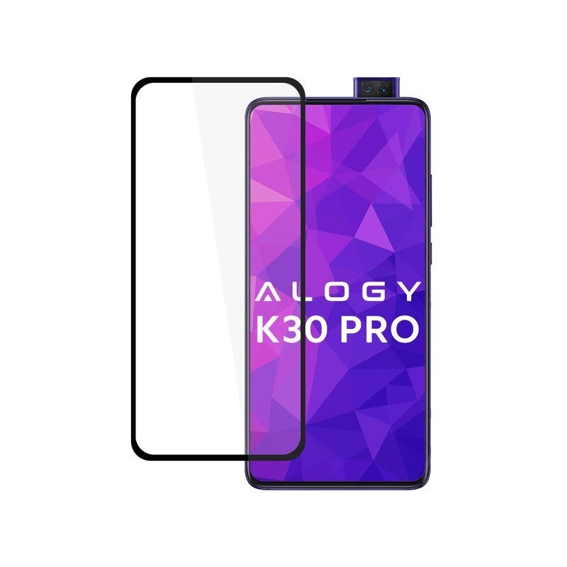 Folie protectie, Alogy, sticla, pentru Xiaomi Redmi K30 Pro Black