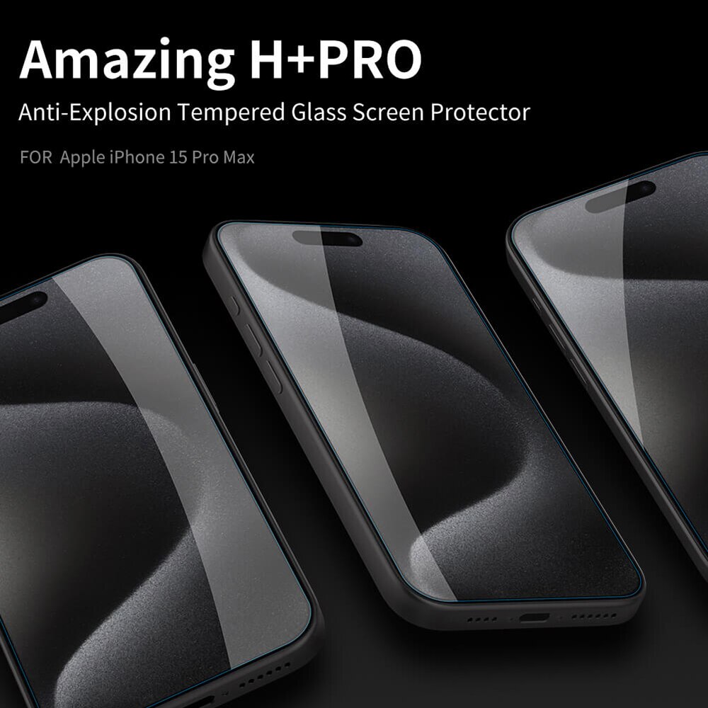Folie pentru iPhone 15 Pro Max, Nillkin Amazing H+PRO, Clear