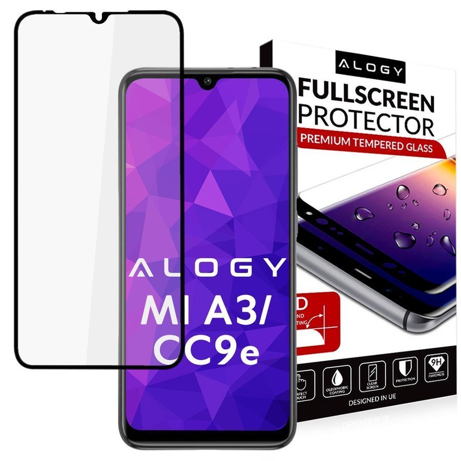 Folie protectie pentru Xiaomi Mi A3/ CC9e, Alogy, Sticla, Transparent