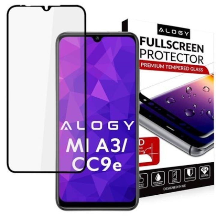 Folie protectie pentru Xiaomi Mi A3/ CC9e, Alogy, Sticla, Transparent