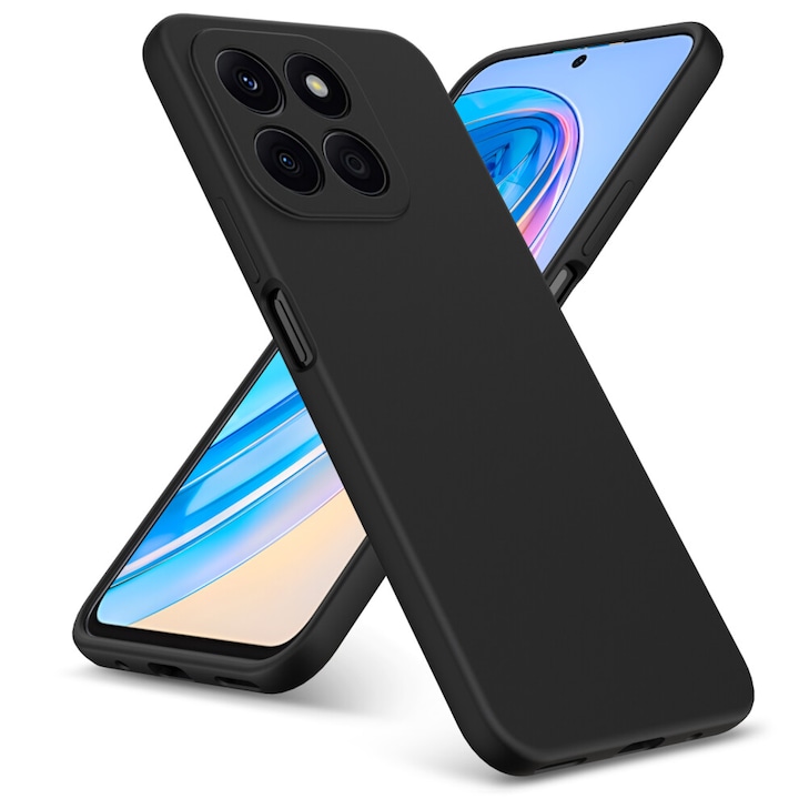 BestCase® Husa Slim Silicon pentru Honor X6b, Negru mat