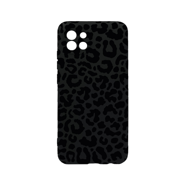 Husa BestCase® Slim SIlicon 0.8MM, Compatibila Cu Samsung Galaxy A22 5G, Leopard, Rezistenta la uzura, Protectie Camera, c-B 1057