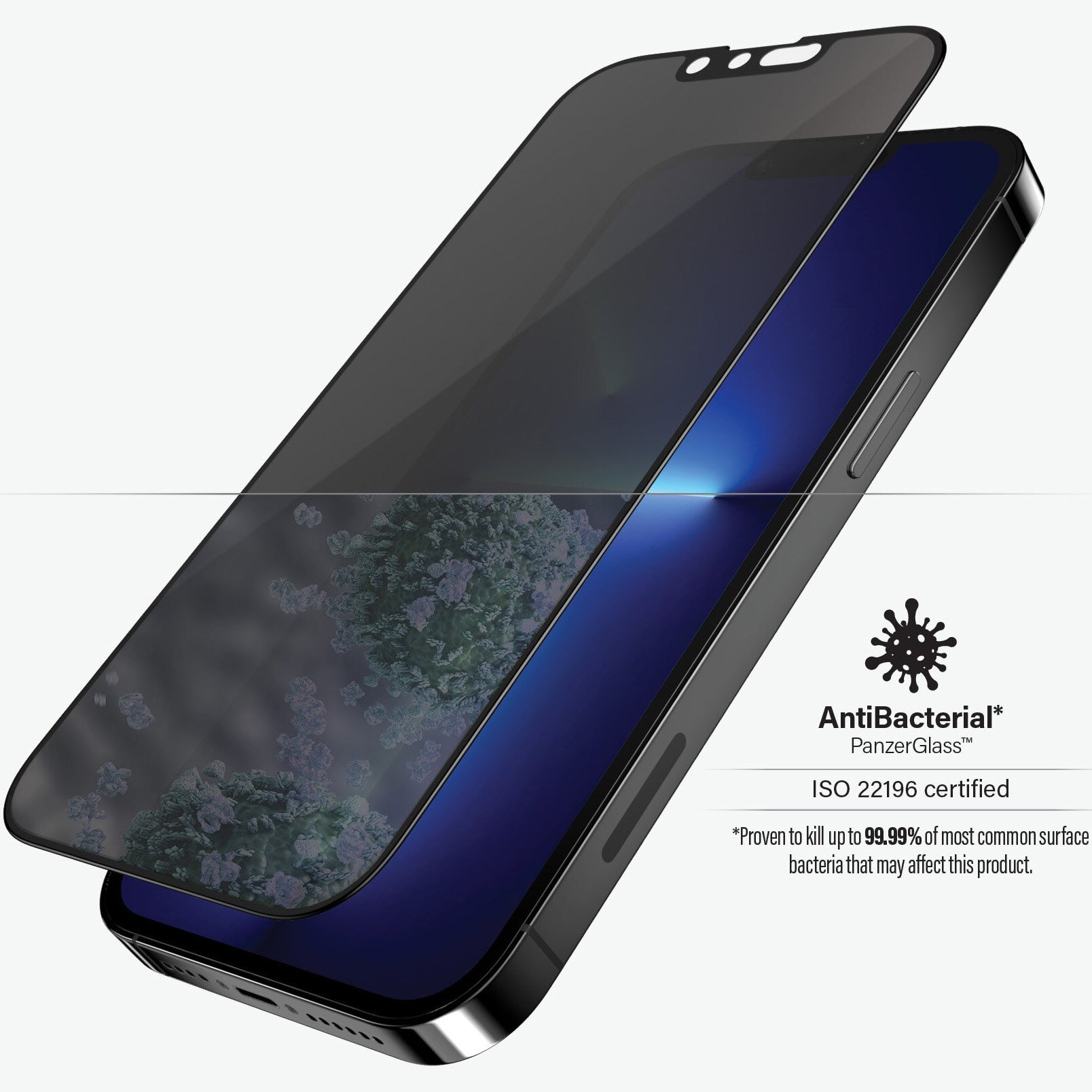 Folie sticla de protectie PanzerGlass pentru Apple iPhone 13 Pro Max, privacy, Black