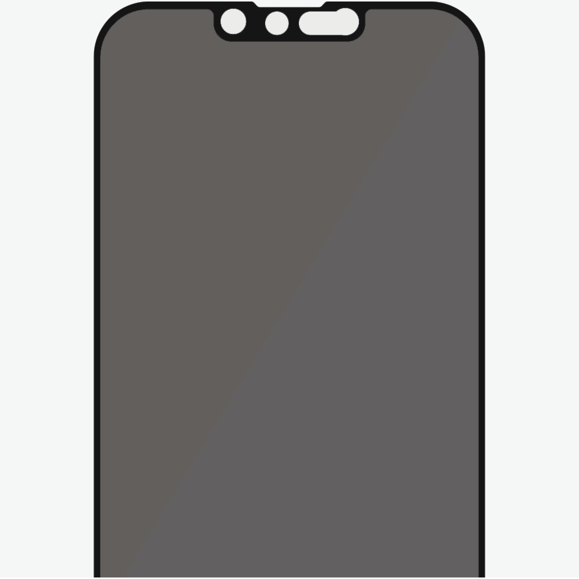 Folie sticla de protectie PanzerGlass pentru Apple iPhone 13 Pro Max, privacy, Black