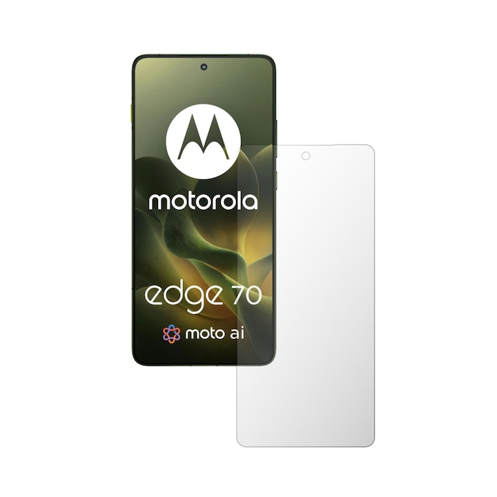 Folie Protectie Ecran Folie24, pentru Motorola Edge 70, 1X Ultra-Clear cu Acoperire Totala Full-Display, Adeziva, Flexibila cu Auto Regenerare