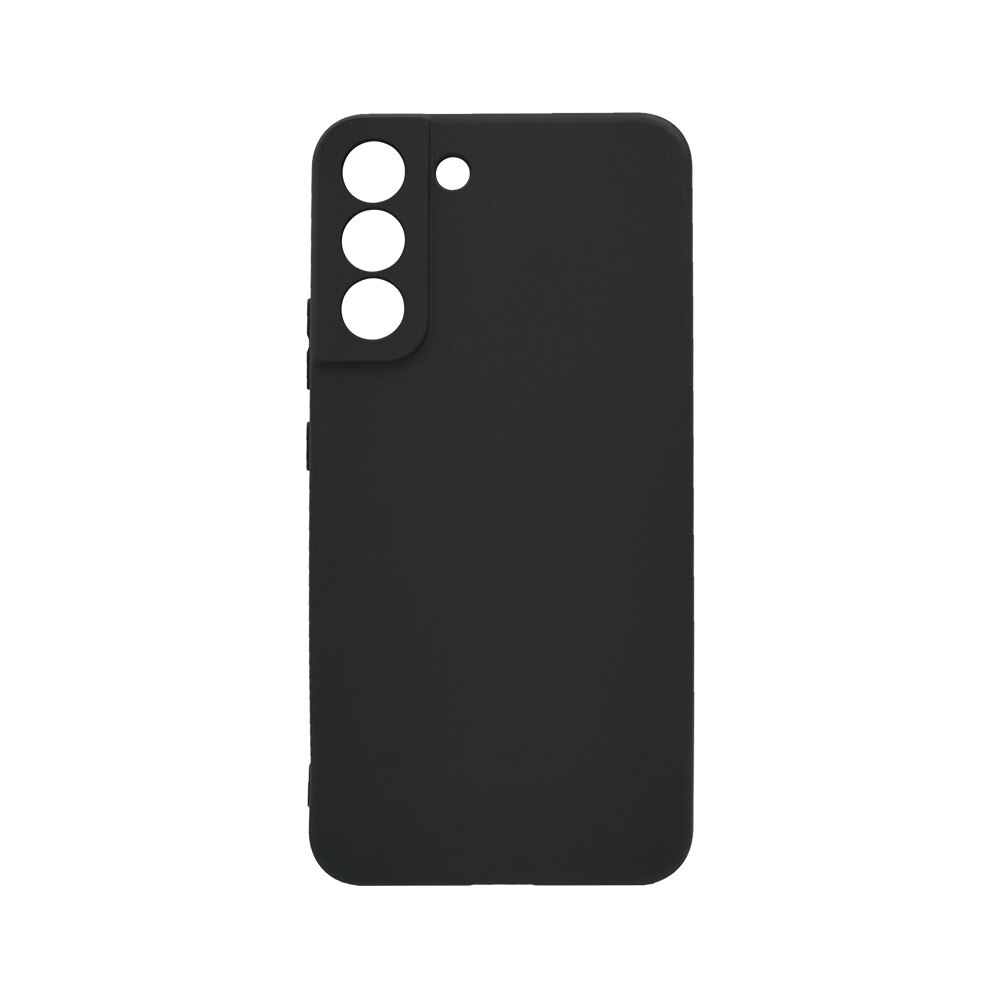 BestCase® Husa TPU Ultra Slim 0.8mm + Folie de sticla inculsa Compatibila cu Samsung Galaxy S21 FE, Negru mat