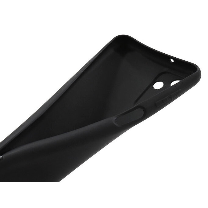 BestCase® Husa TPU Ultra Slim 0.8mm + Folie de sticla inculsa Compatibila cu Samsung Galaxy S21 FE, Negru mat