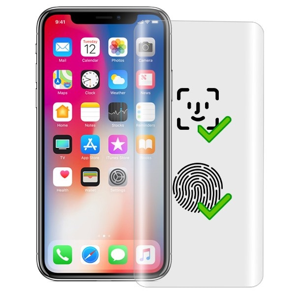 Folie protectie telefon, Grizz Glass, Compatibil cu Oppo Reno 12 Pro, Hidrogel, Transparent