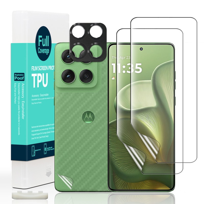 Folie Sticla Ibywind pentru Motorola Edge 60 5G, Pachet 2, TPU, protectie pentru obiectiv, Montaj Usor, Ultra HD, Anti Zgarieturi, Anti Socuri