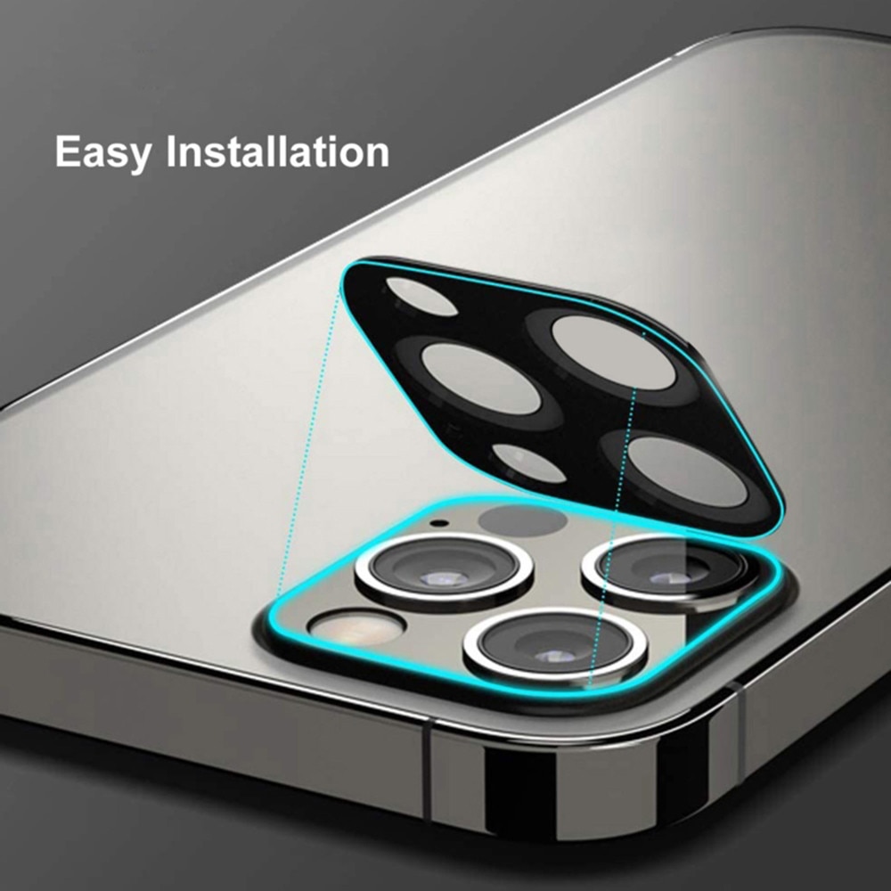 Folie protectie camera pentru iPhone 17 Pro Max, Techsuit Full Glass, Silver
