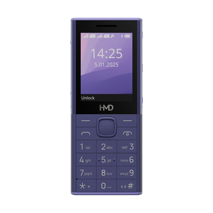 Telefon HMD 150 Music DS, 4G, single SIM, violet