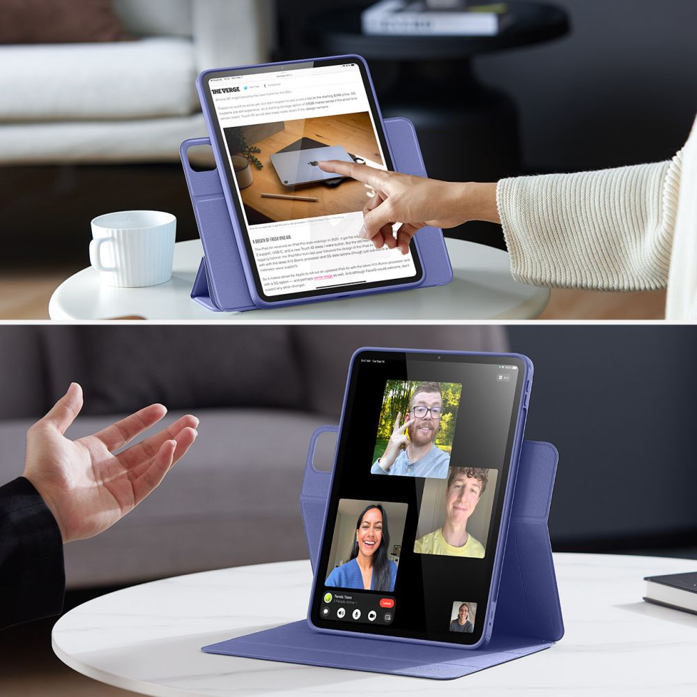Husa ESR Rebound Hybrid compatibila cu iPad Pro 11 inch 2024 Lavender