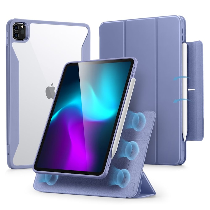 Husa ESR Rebound Hybrid compatibila cu iPad Pro 11 inch 2024 Lavender