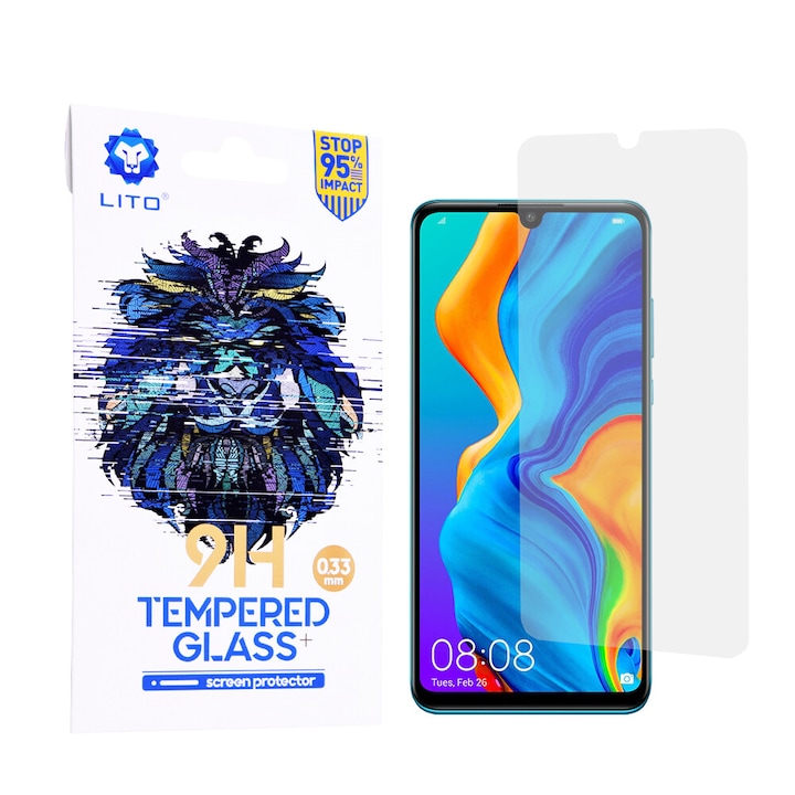 Folie de sticla pentru Huawei P30 Lite, 2.5D Classic - Clear