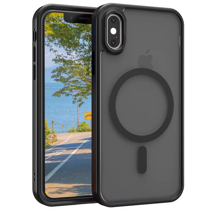 Husa de Protectie, Compatibila Apple iPhone 17, OG Purple, MagSafe - Negru