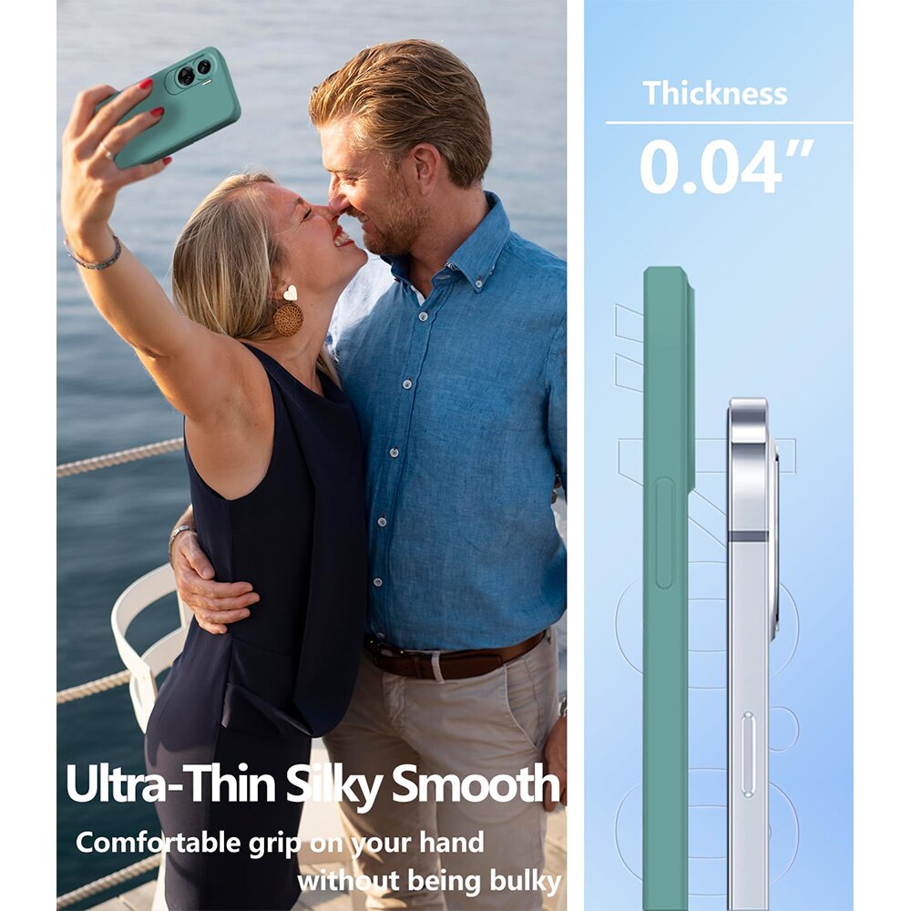 Husa Jelly Silicone Compatibil cu Honor 90 Lite, Interior de microfibra, Flexibila, Verde Inchis