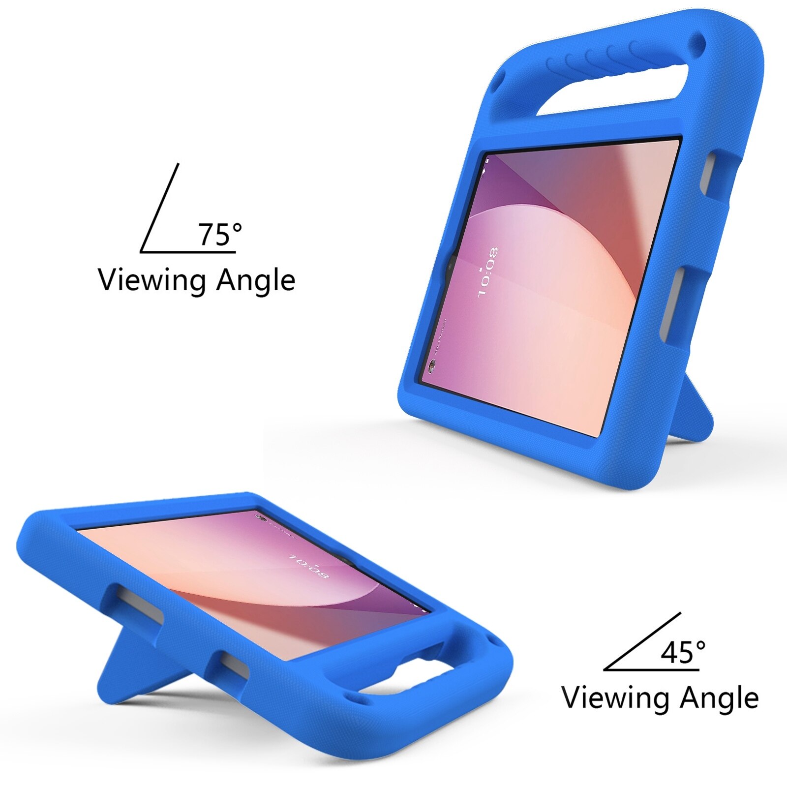 Husa tableta pentru Lenovo Tab M8 4th / 3th / 2th Gen, material EVA, tip maner portabil, rezistent la socuri, albastru