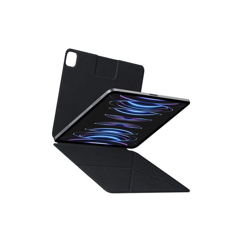 Husa PITAKA Folio 2 compatibila cu iPad Pro 12.9 inch 2018/2020/2021/2022 si iPad Air 13 inch 2024 Black