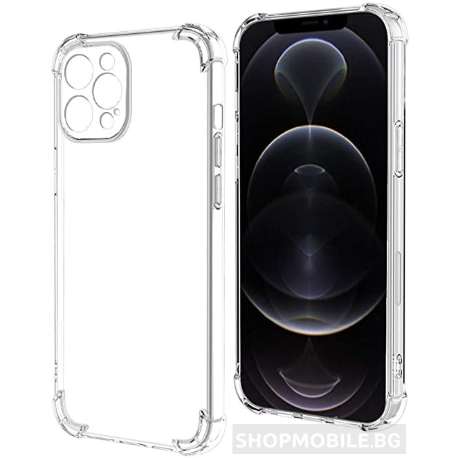 Husa din silicon Planet Tech pentru iPhone 16 Pro Max, Anti-Soc cu protectie pentru camera, Rezistenta la socuri, Transparenta