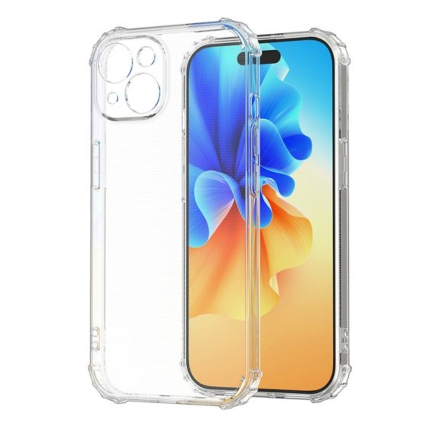 Husa din silicon Planet Tech pentru iPhone 16 Pro Max, Anti-Soc cu protectie pentru camera, Rezistenta la socuri, Transparenta