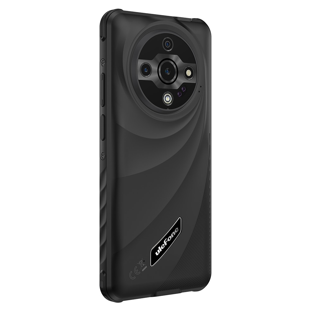Telefon mobil Ulefone Armor X31, Dual SIM, 4G, Octa-Core Mediatek Helio G91, IPS 6.56-inch 90Hz HD+, 12GB RAM (6GB + 6GB RAM), 128GB, 6050mAh, NFC, IP68, Android 14, Black