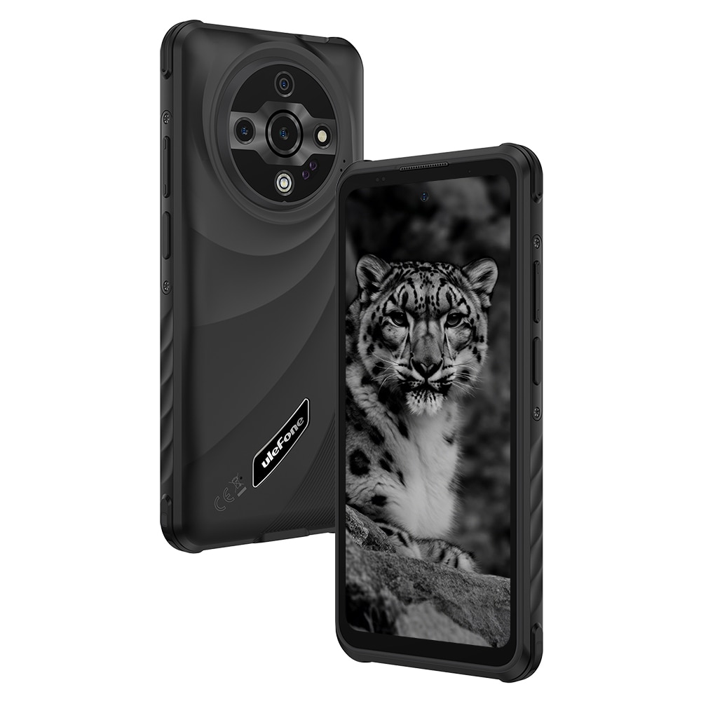 Telefon mobil Ulefone Armor X31, Dual SIM, 4G, Octa-Core Mediatek Helio G91, IPS 6.56-inch 90Hz HD+, 12GB RAM (6GB + 6GB RAM), 128GB, 6050mAh, NFC, IP68, Android 14, Black