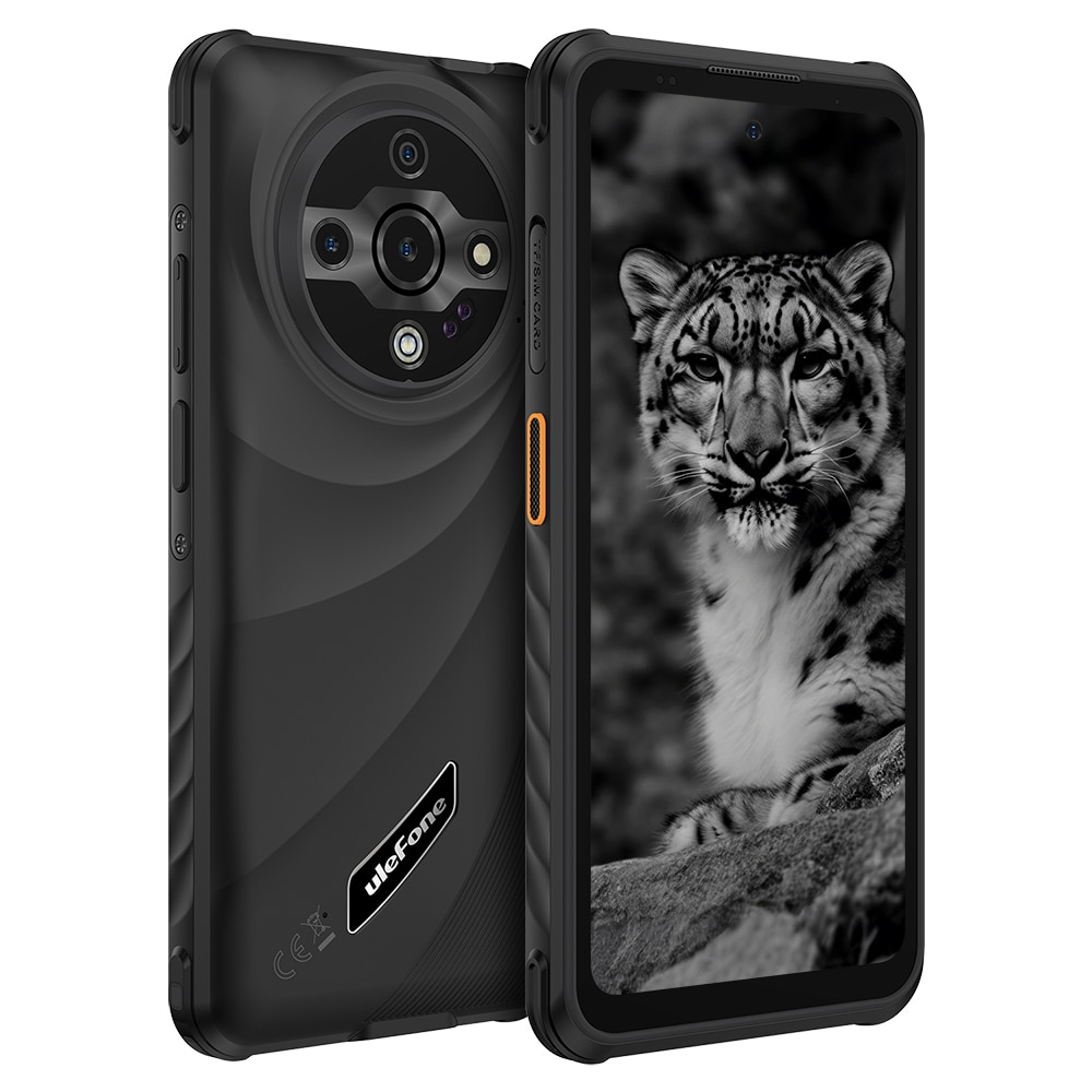 Telefon mobil Ulefone Armor X31, Dual SIM, 4G, Octa-Core Mediatek Helio G91, IPS 6.56-inch 90Hz HD+, 12GB RAM (6GB + 6GB RAM), 128GB, 6050mAh, NFC, IP68, Android 14, Black