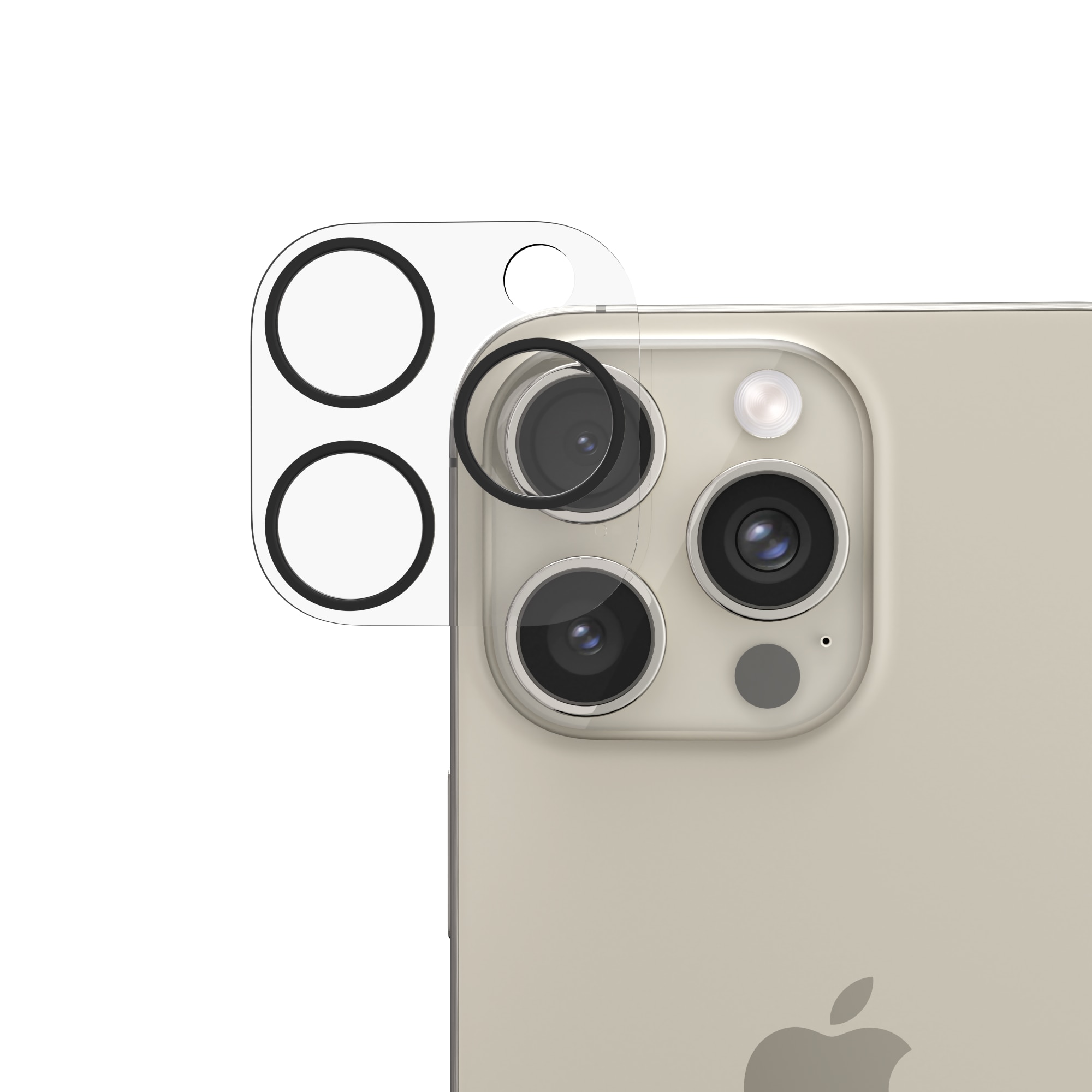 Folie de protectie pentru camera foto pentru iPhone 15 Pro / 15 Pro Max NEXT ONE