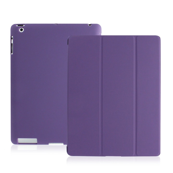 Husa de protectie UltraSlim KHOMO pentru iPad 2/3/4, Purple