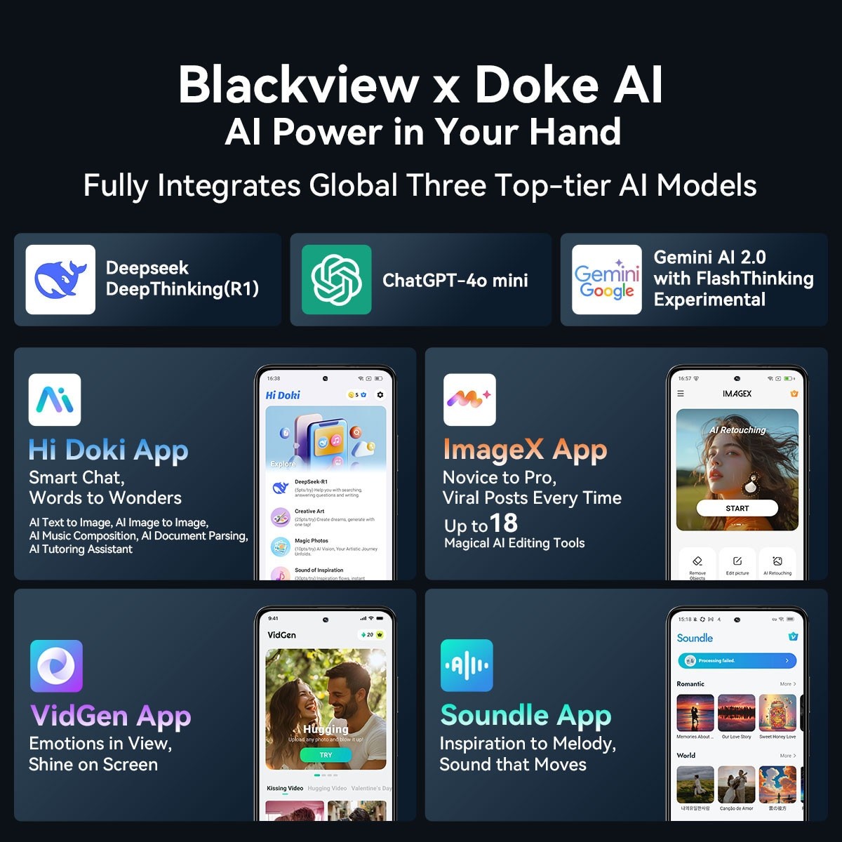 Telefon mobil Blackview COLOR 6, Smartphone, 4G, 24GB Ram(8GB + 16GB extensibili), 128GB, 8 nuclee, 6.67'' HD+, 50MP+8MP+QVGA, Android 15, 5000w, 18w, MT6769V/CB, Deblocare amprenta, Albastru