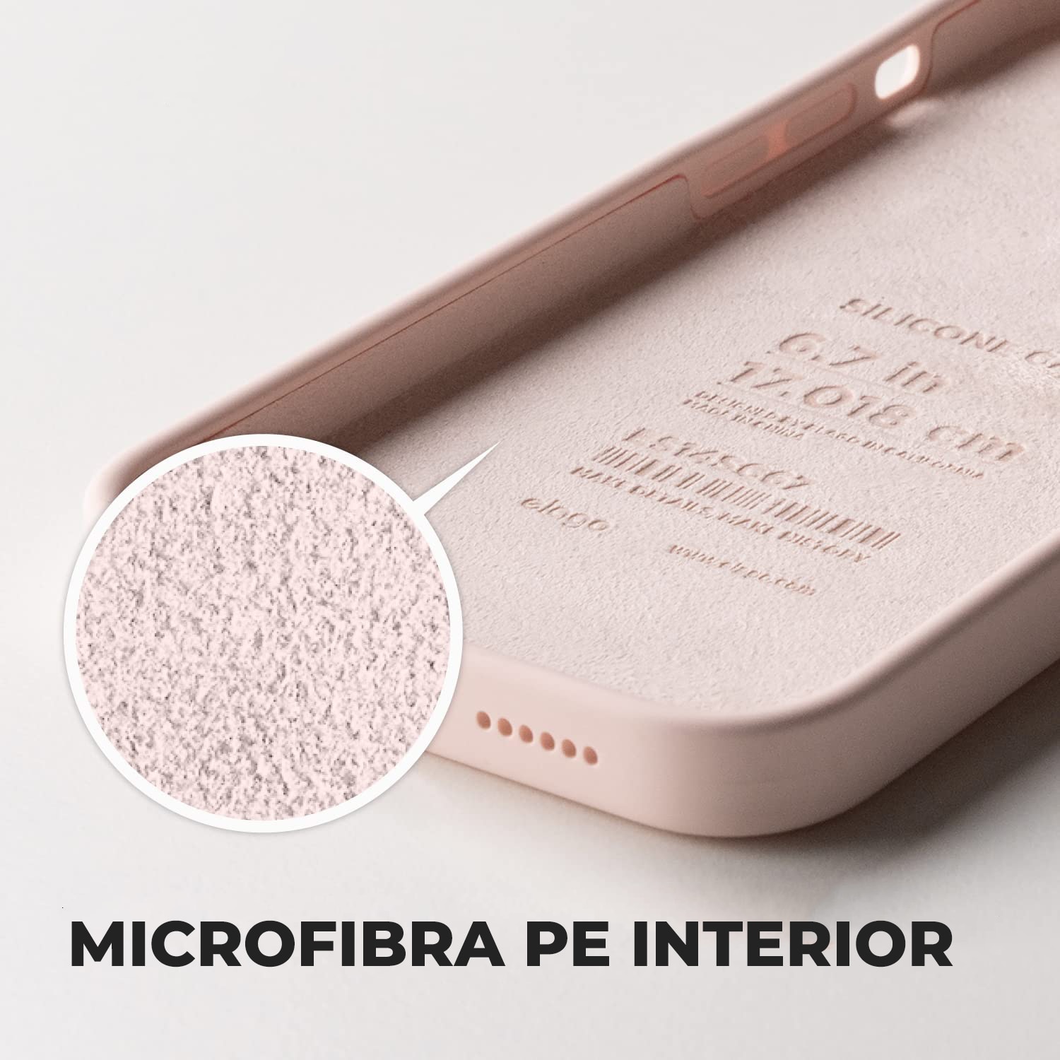 Husa Daden® Soft Silicone compatibila cu iPhone 11 Pro, Interior din Microfibra, Protectie sporita, Roz