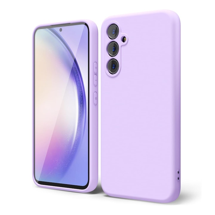 Husa pentru Samsung S23 FE Premium Silicon Daden®, Protectie Camera, Antisoc, Calitate Premium, Violet