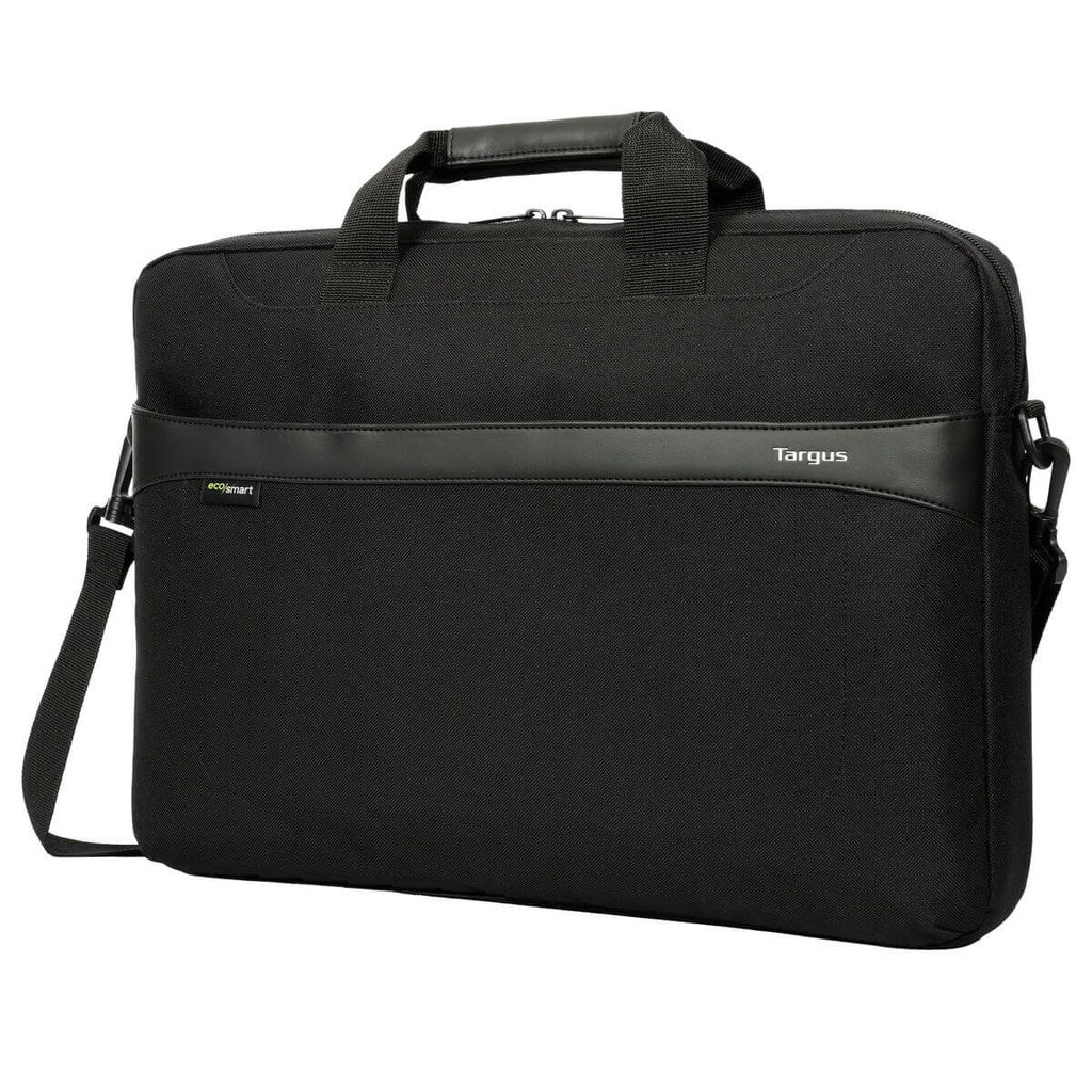 Geanta laptop Targus GeoLite EcoSmart Essential, 15-16", negru, cu bretea de umar