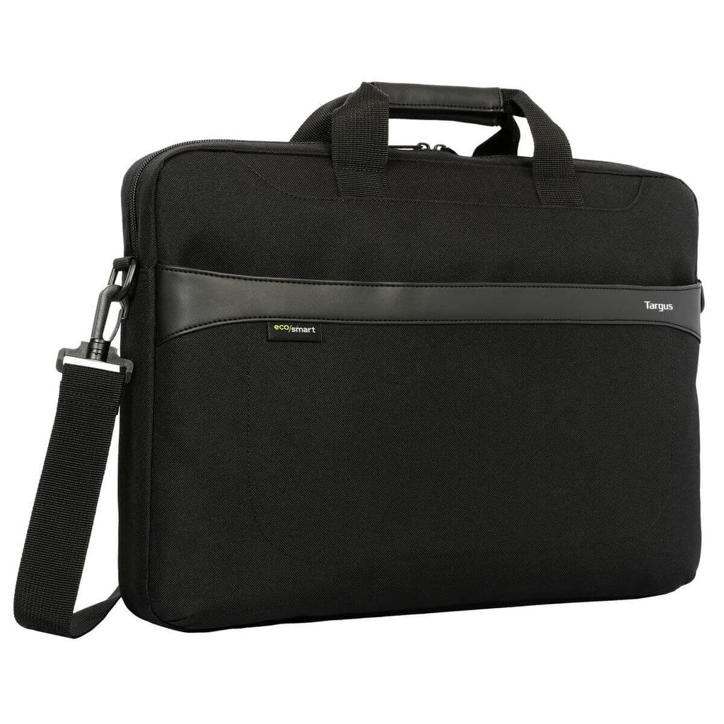 Geanta laptop Targus GeoLite EcoSmart Essential, 15-16", negru, cu bretea de umar