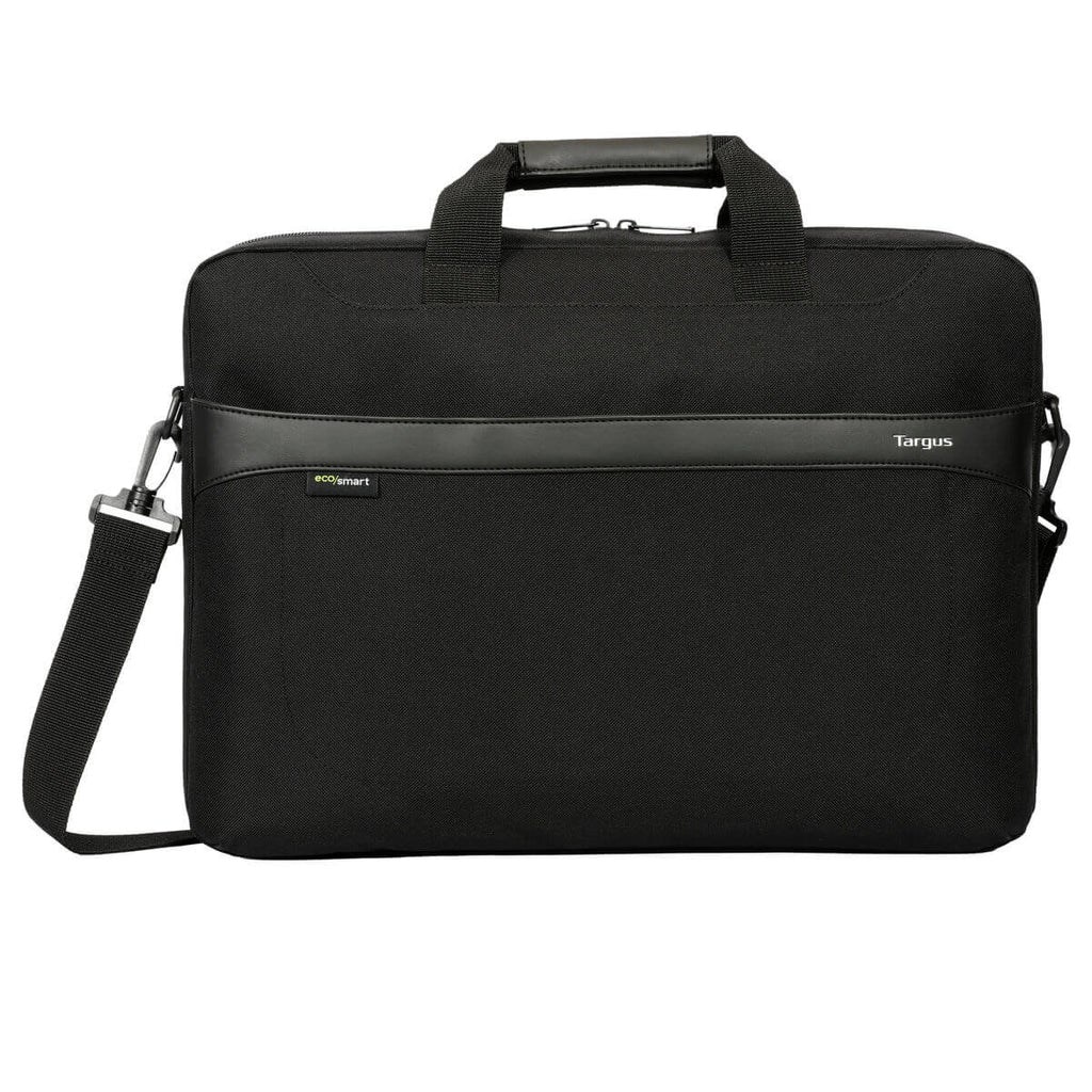 Geanta laptop Targus GeoLite EcoSmart Essential, 15-16", negru, cu bretea de umar