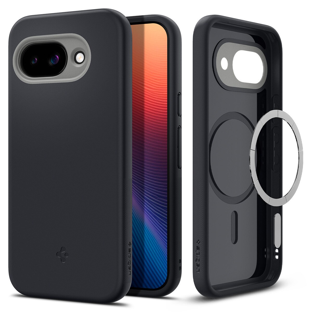 Husa Spigen Nano Pop pentru Google Pixel 9a, Magsafe, negru sesame