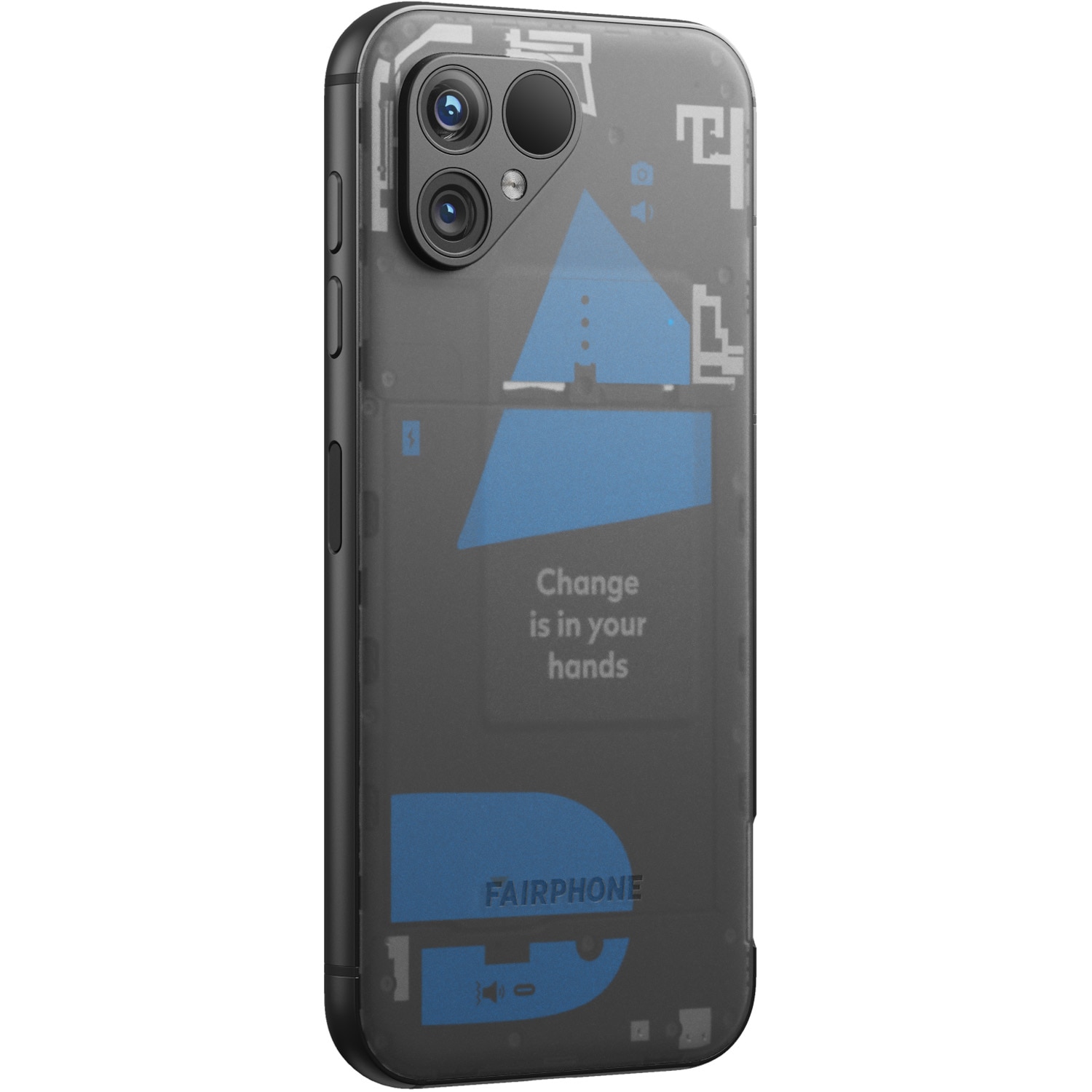 Telefon mobil Fairphone 5, 256GB, 8GB RAM, 5G, Transparent Edition