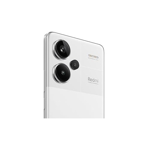 Telefon mobil Xiaomi Redmi Note 13 Pro Plus 5G 12/512 White Bundle cu Husa Gri Inchis, Ecran de 6.67 inch, Smartphone Deblocat, Baterie de 5000 mAh, Memorie ROM de 512GB, RAM de 12GB, Android 13