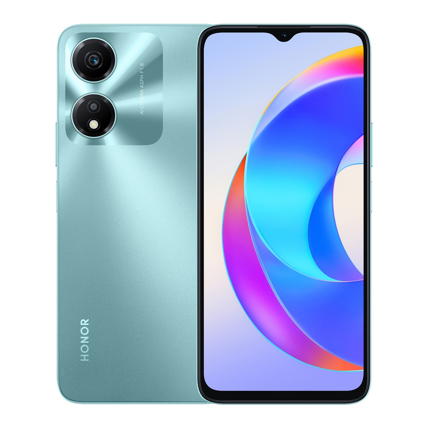 Telefon mobil Honor X5 Plus, 64GB, 4GB, 4G, Dual Sim, 6.56 inch, Cyan Lake