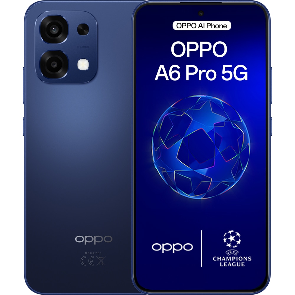 Telefon OPPO A6 Pro 5G, 256GB, 8GB RAM, Dual SIM, Stellar Black