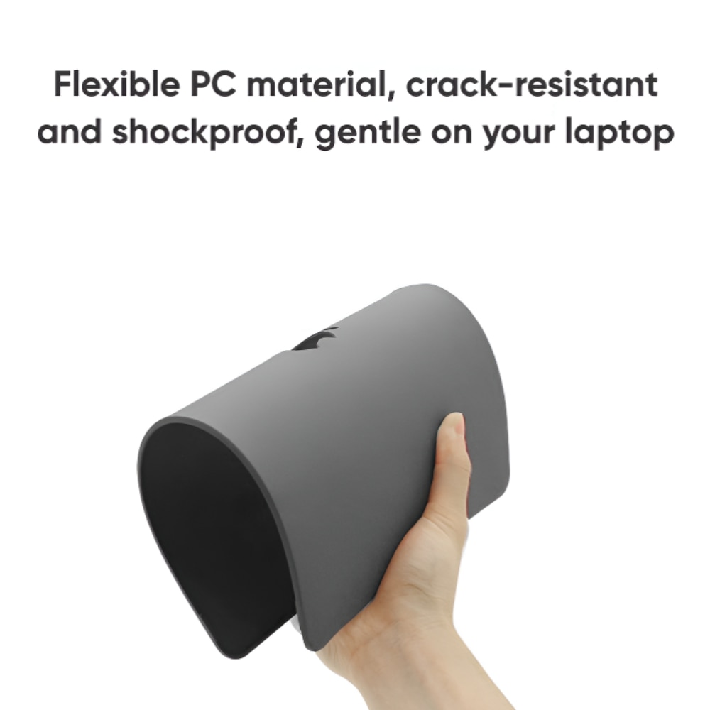 Carcasa Hard Shell pentru MacBook Pro 16 (2021/2022/2023/2024) M Series (M4/M3/M2/M1 Pro Max) (A3403/A3186/A2991/A2780/A2485), husa protectie cu efect de nisip fin design ultra subtire, Gri