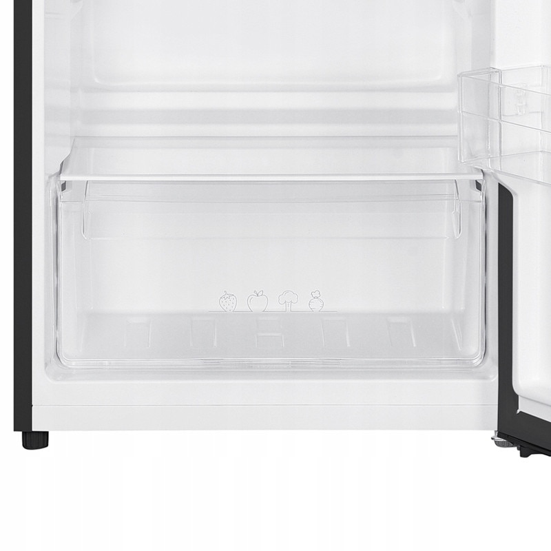Frigider cu congelator Smith&Brown, 132L, 125cm, negru, control mecanic, iluminare LED